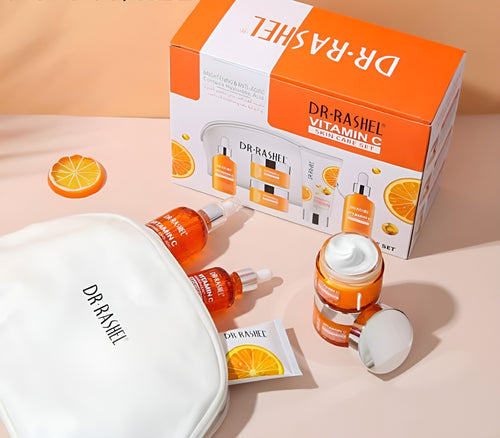 Coffret Soin Visage Dr. Rashel à la Vitamine C – Éclat & Hydratation