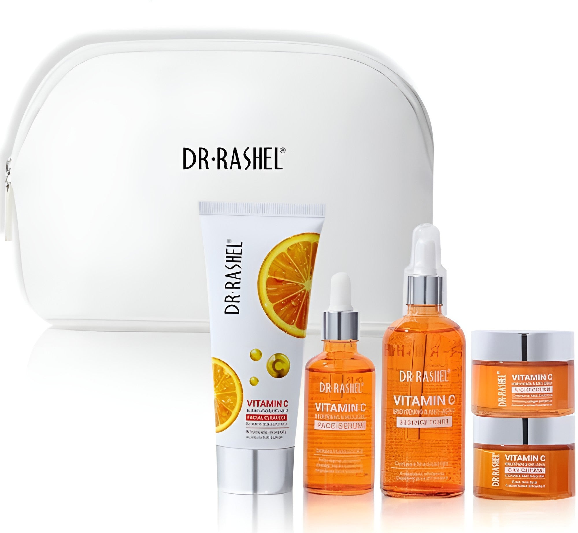 Coffret Soin Visage Dr. Rashel à la Vitamine C – Éclat & Hydratation