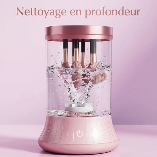 Nettoyeur de Pinceaux de Maquillage Électrique – Propre en 30 Secondes